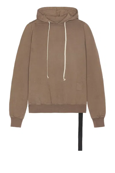 Rick Owens Drkshdw Granbury Hoodie In Brown