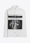 Rick Owens Drkshdw Graphic Print Long-sleeved Shirt
