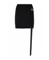 Rick Owens Drkshdw Drkshdw By Rick Owens Women's Black Cotton Skirt In Black
