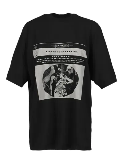 Rick Owens Drkshdw Graphic-print T-shirt In Black