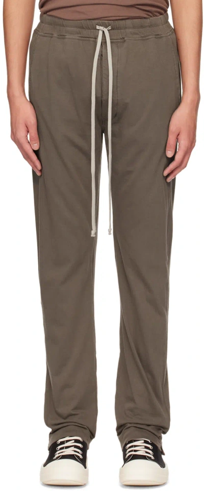 Rick Owens Drkshdw Gray Berlin Sweatpants In 34 Dust