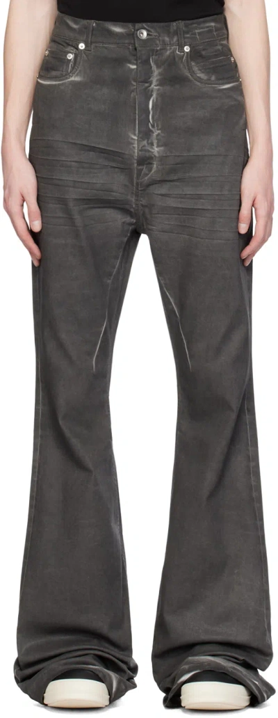 Rick Owens Drkshdw Grey Bolan Jeans In 78 Drkdust
