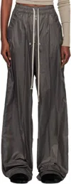Rick Owens Drkshdw Dietrich-drawstring Pocket Palazzo Pants In Gray