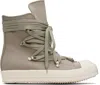 Rick Owens Drkshdw Gray Concordians Megalace Sneaks Sneakers In Gray