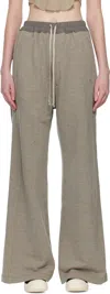 Rick Owens Drkshdw Gray Concordians Pusher Trousers In Brown