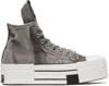Rick Owens Drkshdw Dbl Drkstar A06755c Sneakers In 164 Concrete