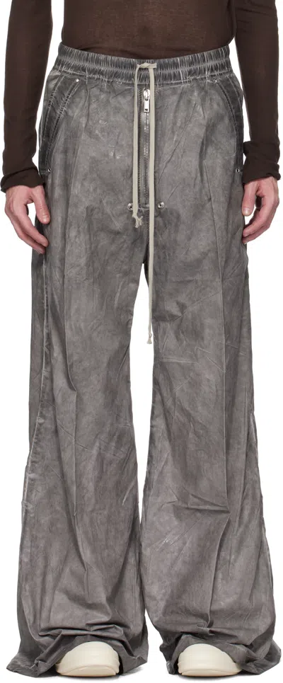 Rick Owens Drkshdw Gray Hollywood Geth Belas Trousers In Grey