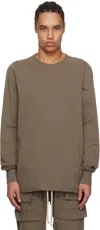 Rick Owens Drkshdw Gray Hollywood Level Long Sleeve T-shirt In 34 Dust