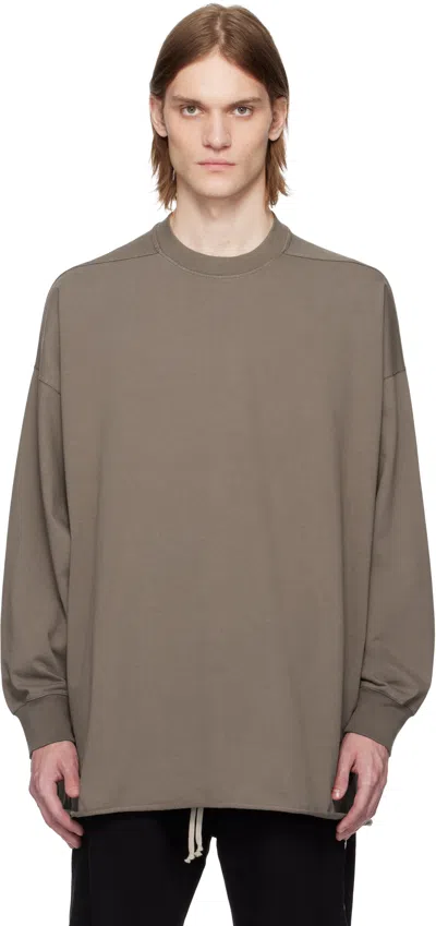 RICK OWENS DRKSHDW GRAY HOLLYWOOD TOMMY LS T-SHIRT