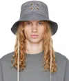 RICK OWENS DRKSHDW GRAY PORTERVILLE GILLIGAN BUCKET HAT