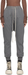 Rick Owens Drkshdw Gray Porterville Prisoner Lounge Pants In 88 Stone