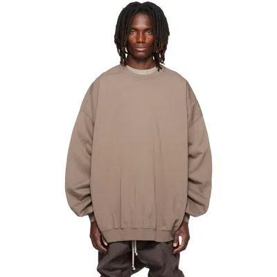 Rick Owens Drkshdw Gray Tower Hun Crewneck Sweatshirt In Multi