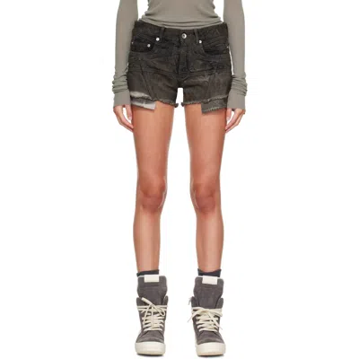 Rick Owens Drkshdw Gray Tower Lana Cut Offs Denim Shorts