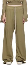 Rick Owens Drkshdw Green Geth Belas Lounge Pants In 25 Pale Green