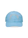 Rick Owens Drkshdw Hat Casual Curved Brim In Blue