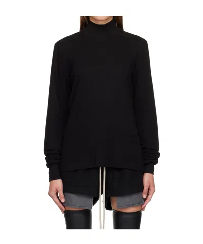 RICK OWENS DRKSHDW HEADON DOUBLE-LAYER TURTLENECK SWEATER