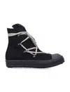 Rick Owens Drkshdw Hexa High-top Canvas Sneakers
