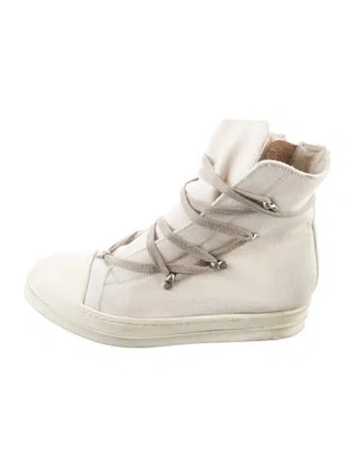 Pre-owned Rick Owens Drkshdw Hexagram Sneakers In Neutral