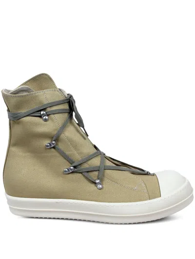 Rick Owens Drkshdw Hi-top Sneakers In Neutrals
