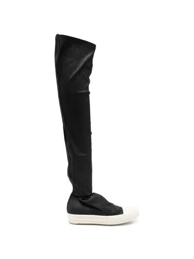 Rick Owens Drkshdw Hi-tops Sneakers In Black