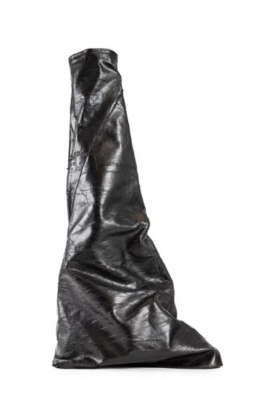 Rick Owens Drkshdw High Boots In Black