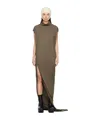 Rick Owens Drkshdw Gray Edfu T Maxi Dress In Brown