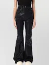 Rick Owens Drkshdw Black Bias Bootcut Jeans