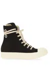 Rick Owens Drkshdw Lace-up High-top Casual Shoes In Black