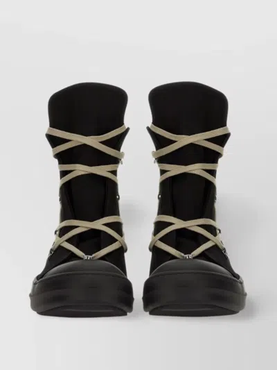 Rick Owens Drkshdw High-top "hexa" Sneakers Metal Eyelets