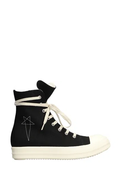 RICK OWENS DRKSHDW HIGH-TOP HOLLYWOOD RAMONES SNEAKERS