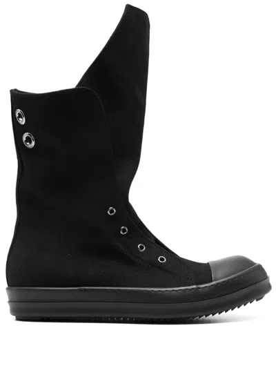 Rick Owens Drkshdw High-top Sneakers In Black