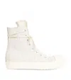 Rick Owens Drkshdw High-top Sneakers In White