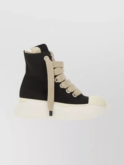 RICK OWENS DRKSHDW HIGH-TOP SNEAKERS WITH CHUNKY SOLE AND LACES