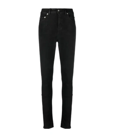 Rick Owens Drkshdw High-waist Skinny-fit Trousers In Black