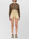 Rick Owens Drkshdw Short Hooded Drawstring Knitwear