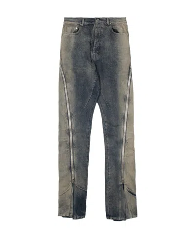 Rick Owens Drkshdw High-waisted Jeans In Black