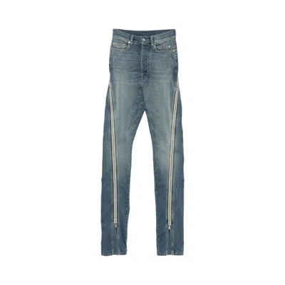 Pre-owned Rick Owens Drkshdw Hollywood Bolan Banana Denim Pants 'washed Indigo' | Blue | Women's Size 27
