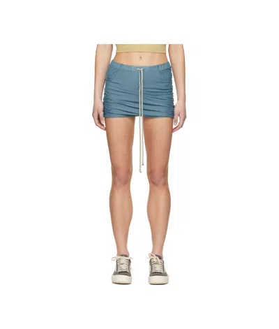 RICK OWENS DRKSHDW BUDS DRAWSTRING MINI SKIRT