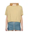 Rick Owens Drkshdw Beige Hollywood Dagger T-shirt In Nude