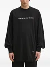 Rick Owens Drkshdw Hollywood Graphic Long-sleeve T-shirt In Black