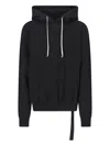 Rick Owens Drkshdw Long-sleeved Sweatshirt In Black