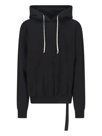 RICK OWENS DRKSHDW HOLLYWOOD" HOODED SWEATSHIRT - BLACK