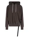 Rick Owens Drkshdw Hollywood Hoodie - Dark Brown In Brown