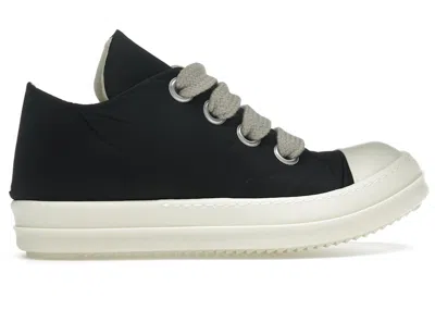 Pre-owned Rick Owens Drkshdw Hollywood Jumbo Lace Puffer Low (women's) Sneakers In Black/milk