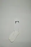Rick Owens Drkshdw Hollywood Knee High Socks In White
