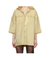 Rick Owens Drkshdw Beige Hollywood Magnum Tommy Shirt In Nude