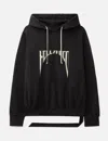 Rick Owens Drkshdw Drkshdw By Rick Owens Oversized Hoodie Black And Milk