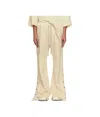 Rick Owens Drkshdw Off-white Hollywood Pusher Sweatpants In Nude