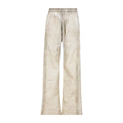 Rick Owens Drkshdw Drkshdw By Rick Owens Garment Dyed Beige Cotton Pusher Pants