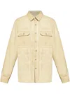 Rick Owens Drkshdw Hollywood Overshirt In Neutrals